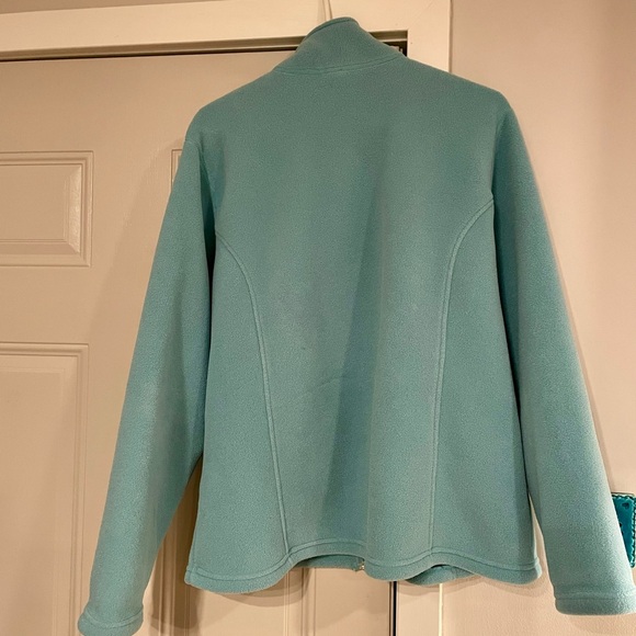 LL Bean feather fleece full zip - Picture 2 of 5
